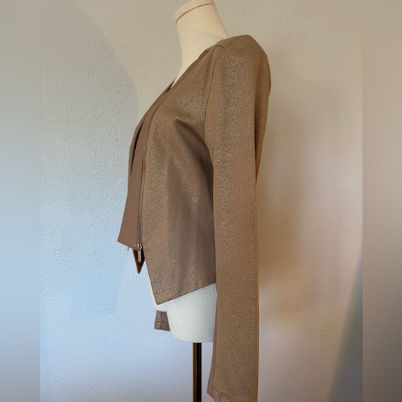 São Paulo Metallic Jacket Sand Color size 10/42 - Picture 4 of 13